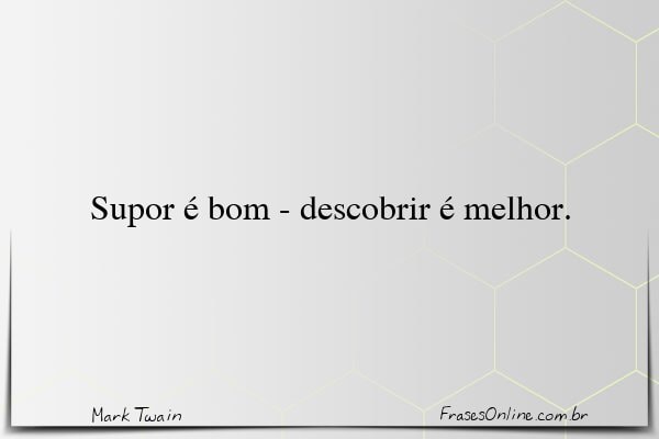 Frase de Mark Twain