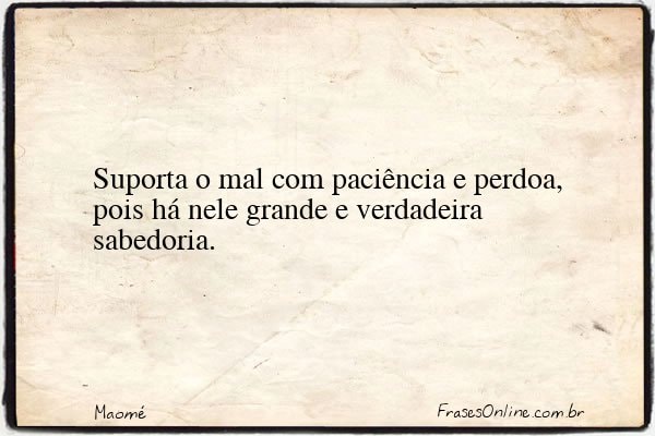 Frase de Maomé