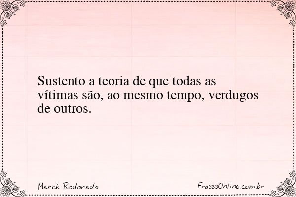 Frase de Mercè Rodoreda