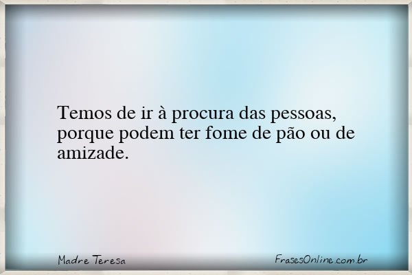 Frase de Madre Teresa