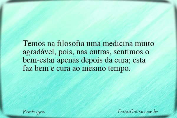 Frase de Montaigne