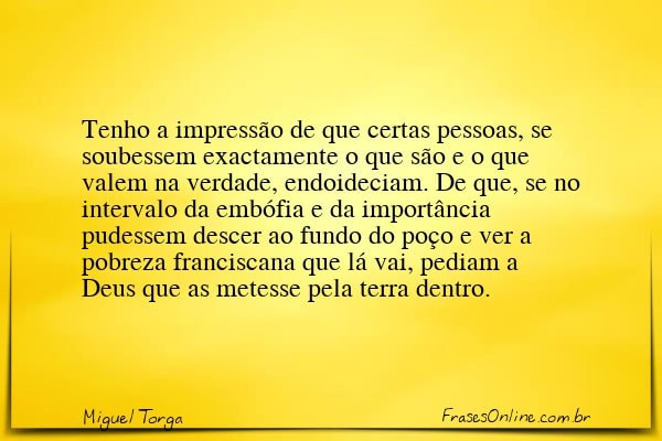 Frase de Miguel Torga