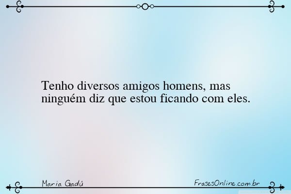 Frase de Maria Gadú
