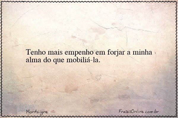 Frase de Montaigne