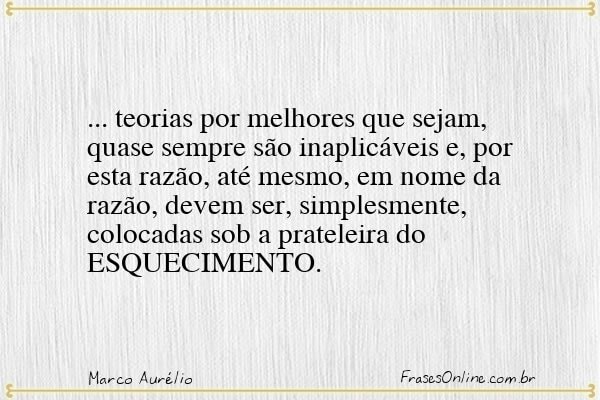 Frase de Marco Aurélio