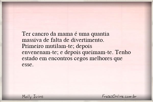 Frase de Molly Ivins