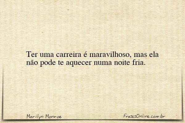 Frase de Marilyn Monroe