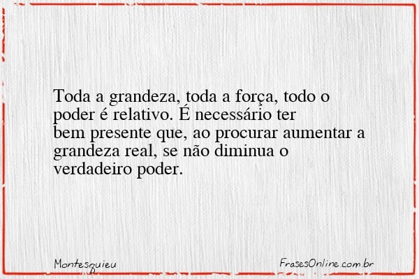 Frase de Montesquieu