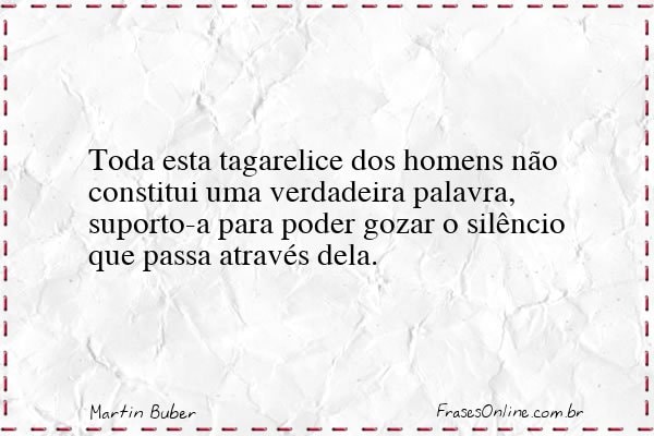 Frase de Martin Buber