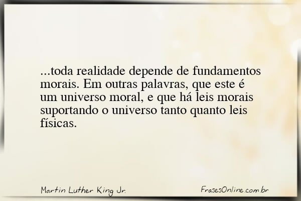 Frase de Martin Luther King Jr.