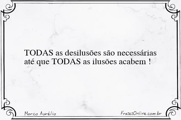 Frase de Marco Aurélio