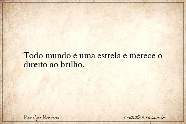 Frase de Marilyn Monroe