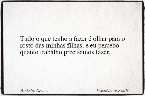 Frase de Michelle Obama