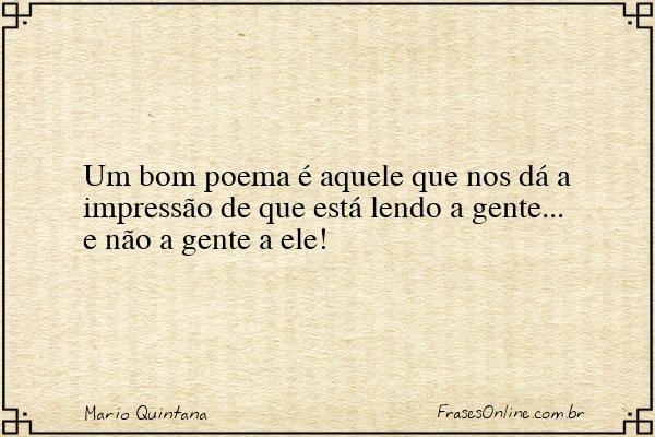 Frase de Mario Quintana