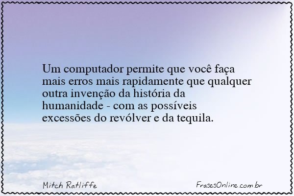 Frase de Mitch Ratliffe