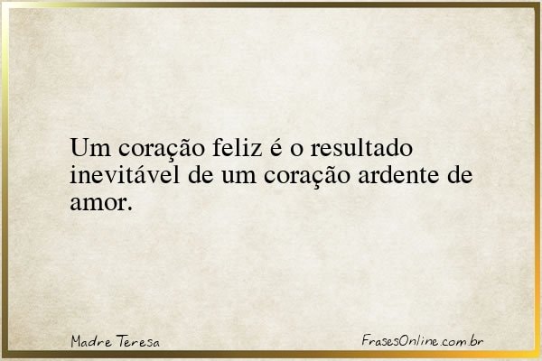 Frase de Madre Teresa