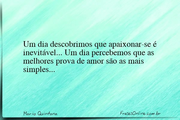 Frase de Mario Quintana