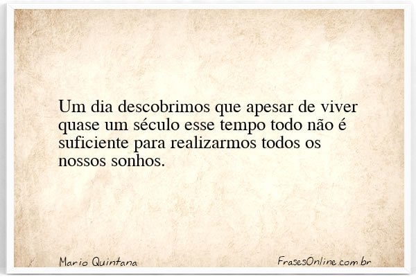 Frase de Mario Quintana