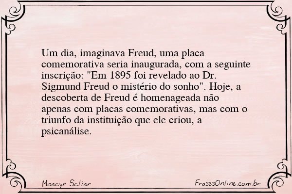 Frase de Moacyr Scliar