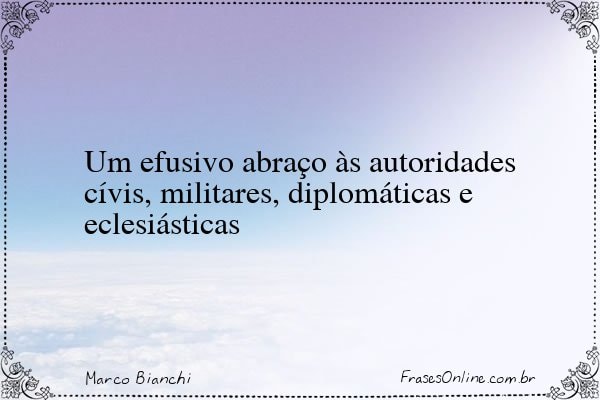 Frase de Marco Bianchi