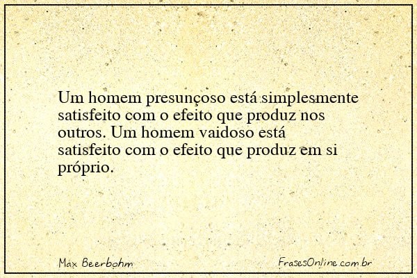 Frase de Max Beerbohm