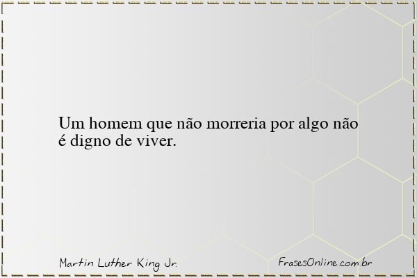 Frase de Martin Luther King Jr.