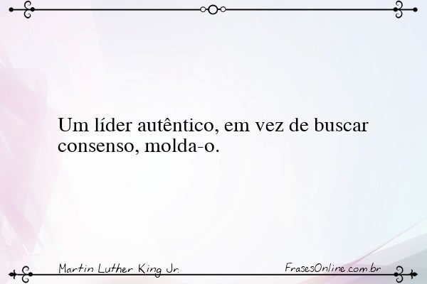Frase de Martin Luther King Jr.