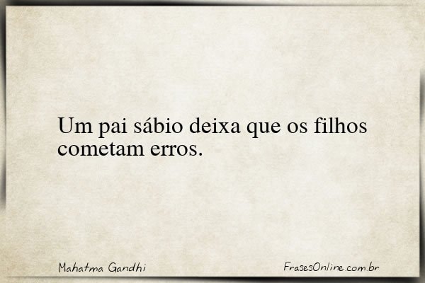 Frase de Mahatma Gandhi