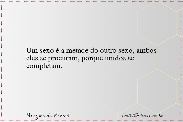 Frase de Marquês de Maricá