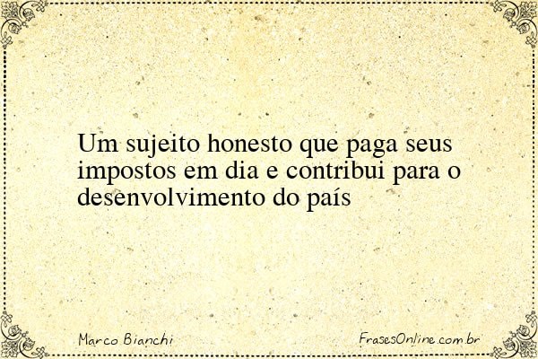 Frase de Marco Bianchi