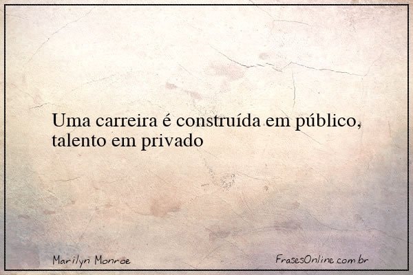 Frase de Marilyn Monroe