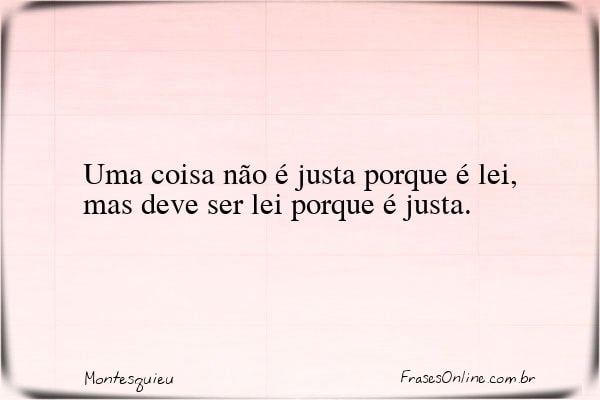 Frase de Montesquieu