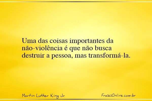 Frase de Martin Luther King Jr.