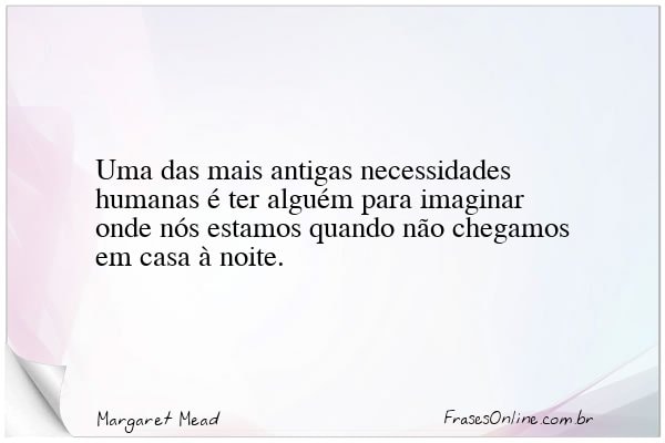 Frase de Margaret Mead