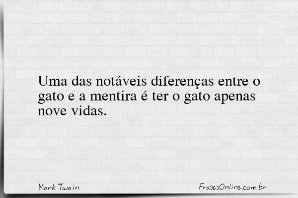 Frase de Mark Twain
