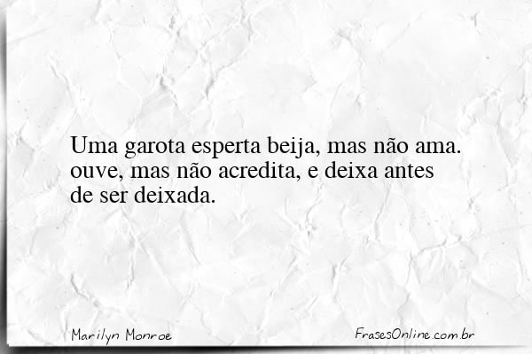 Frase de Marilyn Monroe