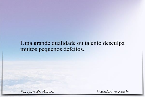 Frase de Marquês de Maricá