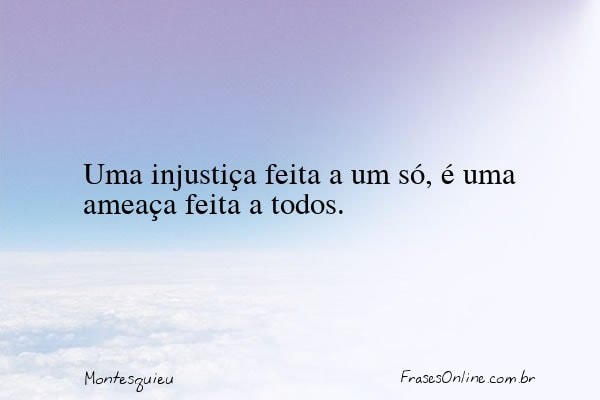 Frase de Montesquieu