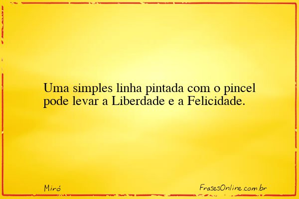 Frase de Miró