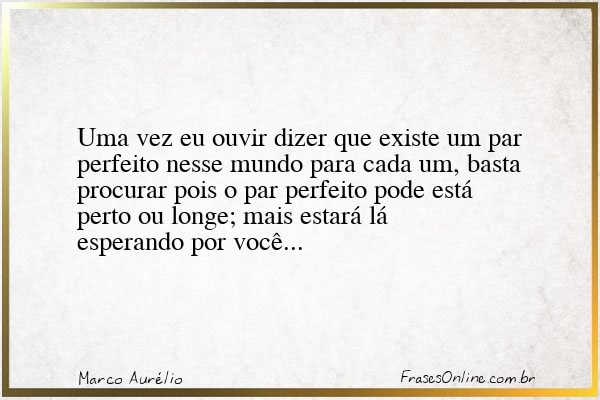 Frase de Marco Aurélio