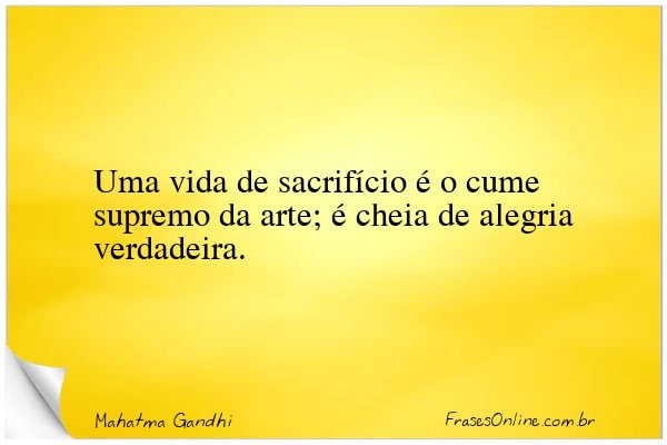 Frase de Mahatma Gandhi