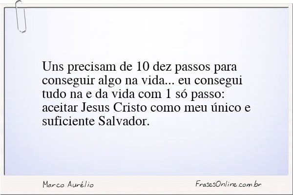 Frase de Marco Aurélio