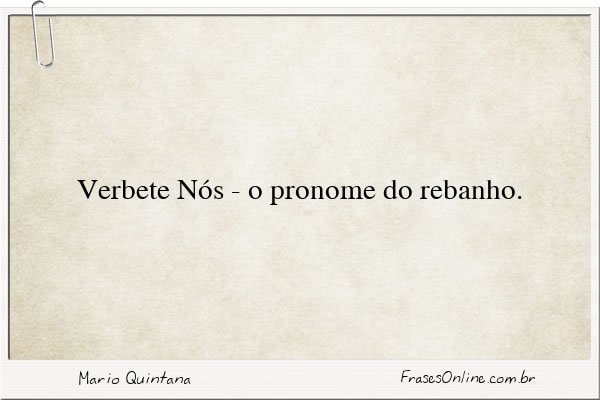 Frase de Mario Quintana