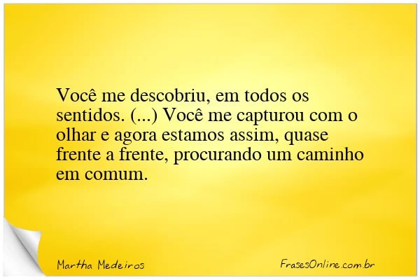 Frase de Martha Medeiros