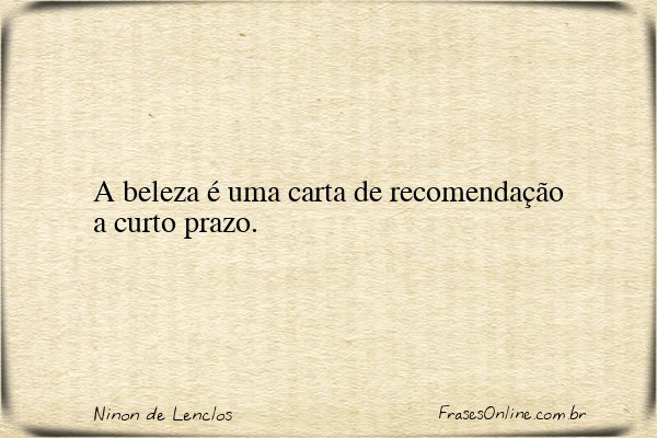 Frase de Ninon de Lenclos