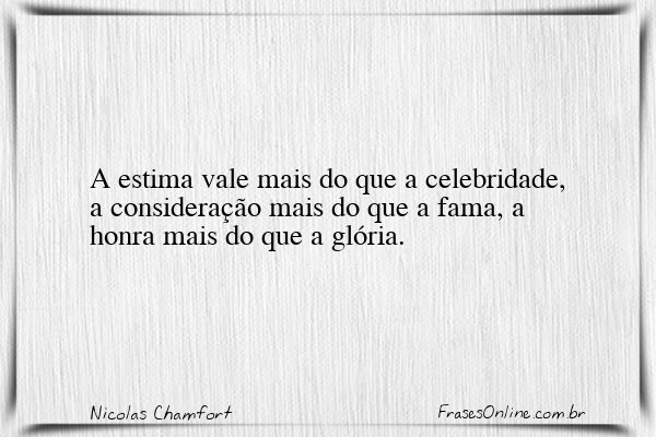 Frase de Nicolas Chamfort