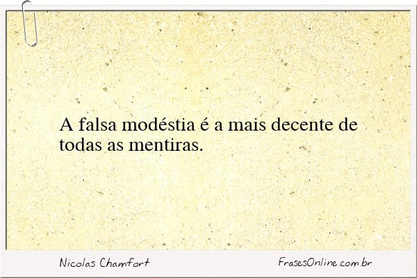 Frase de Nicolas Chamfort