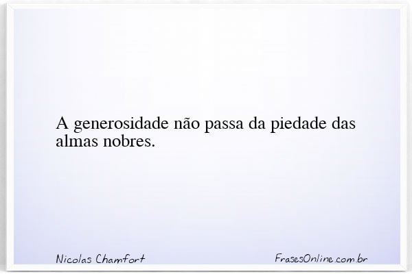 Frase de Nicolas Chamfort