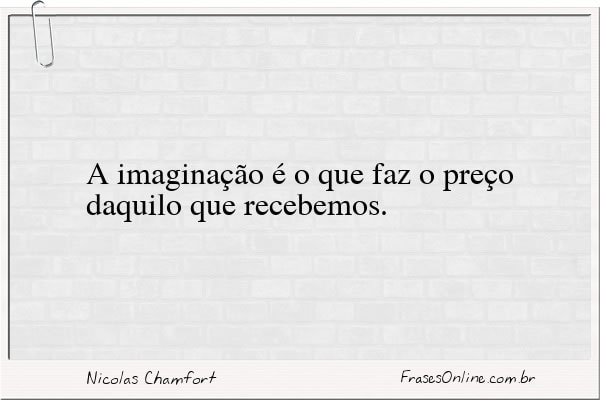 Frase de Nicolas Chamfort