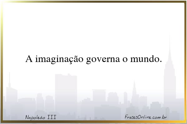 Frase de Napoleão III